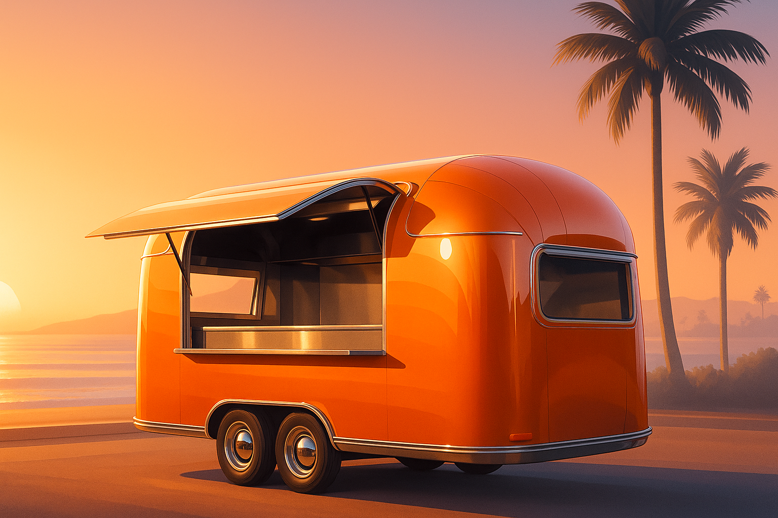 THE BITE Food Truck at California Sunset